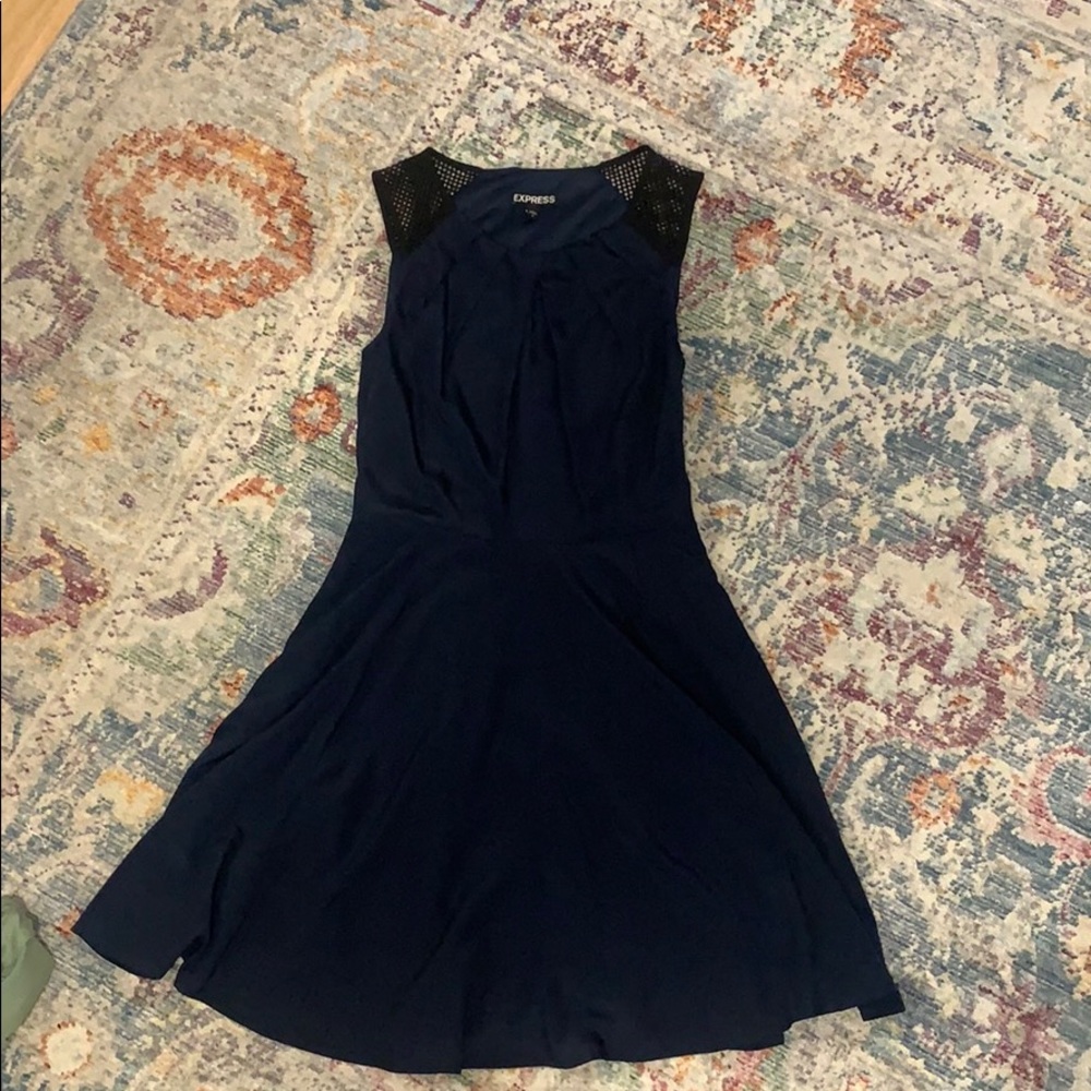 Blue dress